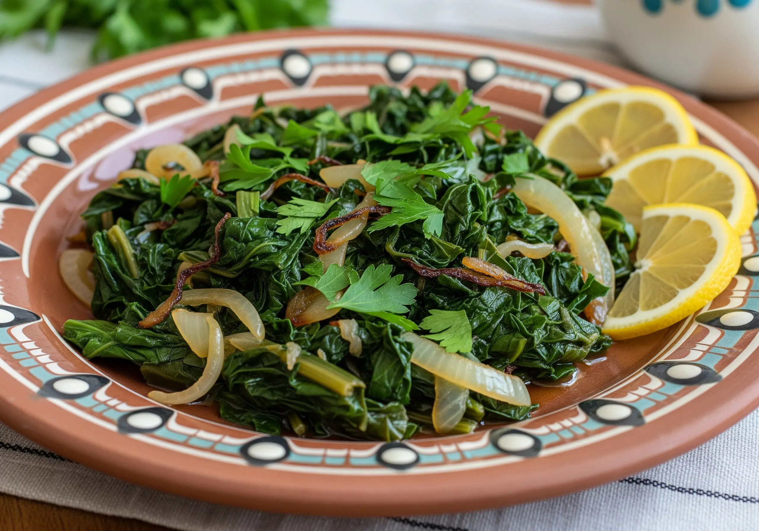 Pazı Kavurması (Maydanoz ve Limonla)