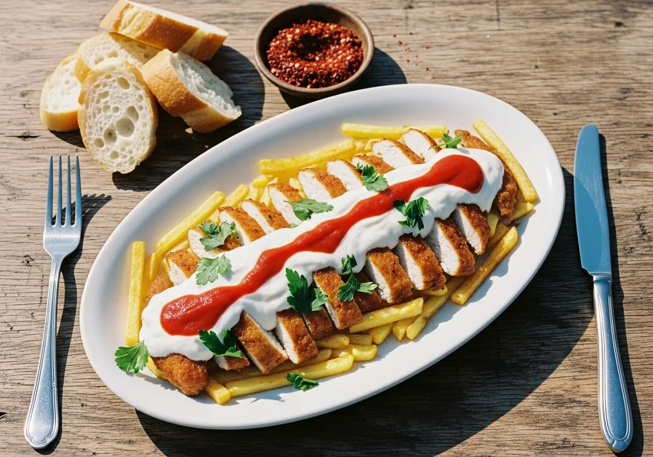 Tavuklu Çökertme Kebabı