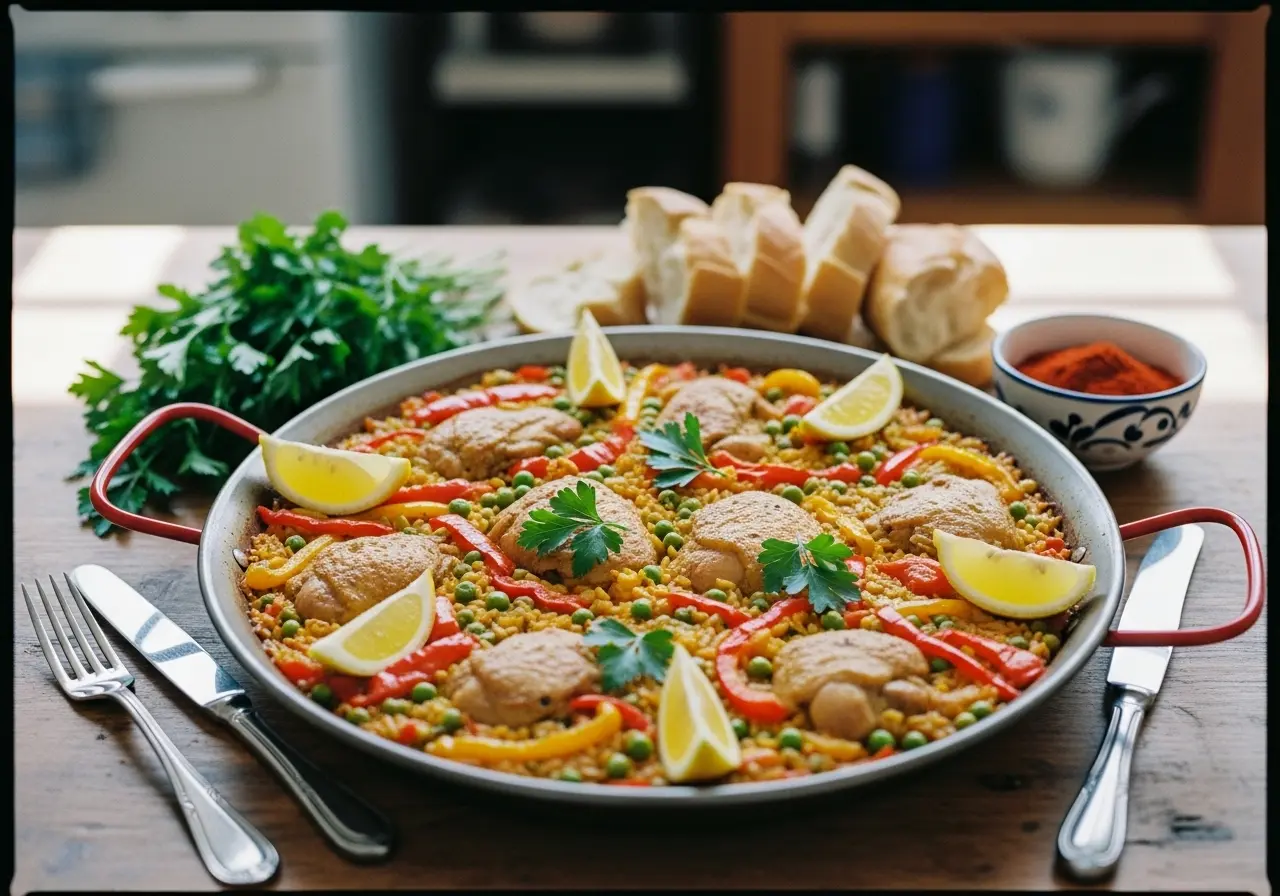 Tavuklu Paella