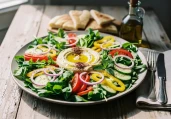 Humuslu Salata - Tarif Fotoğrafı