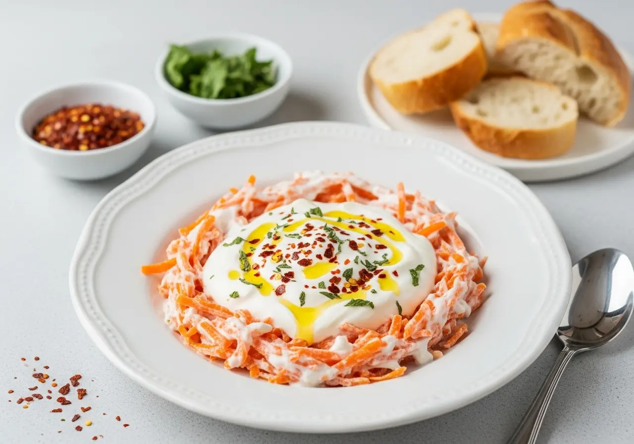 Yoğurtlu Havuç Salatası