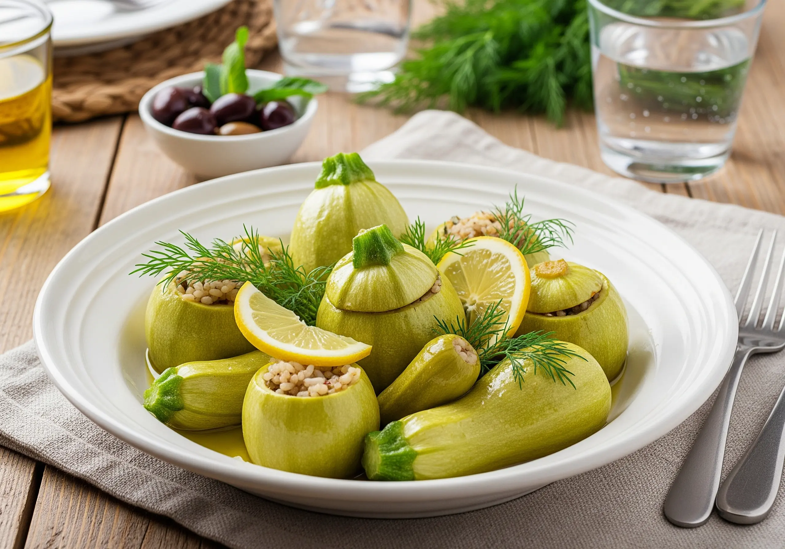 Zeytinyağlı Kabak Dolması